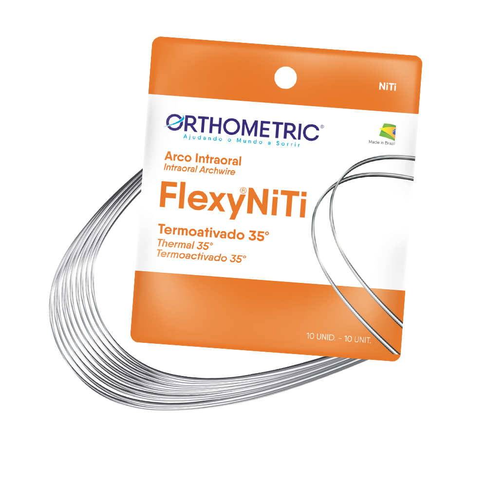 ARCO FLEXY NITI THERMAL 35° QUADRADO 0,016X0,016 SUPERIOR ORTHOMETRIC