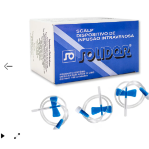 SCALP INFUSAO 23G LOCK PGC C/100 SOLIDOR