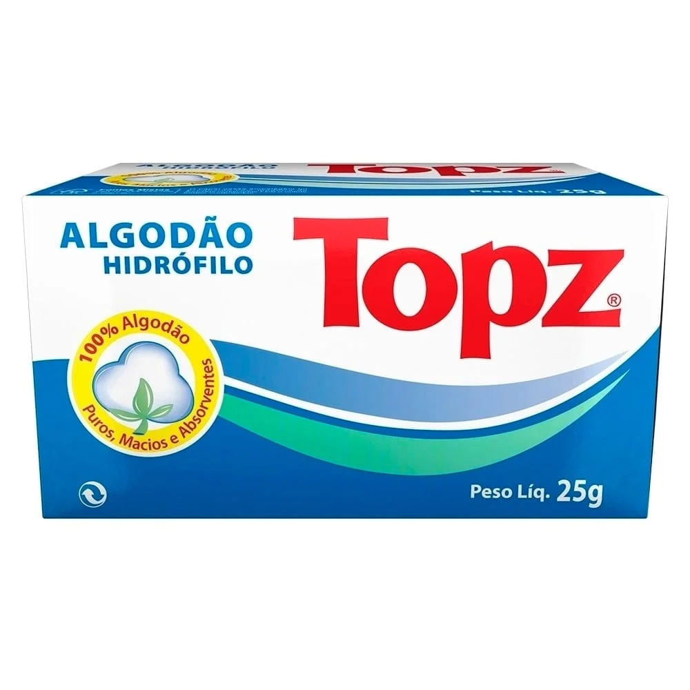 ALGODAO HIDROFILO 25G TOPZ