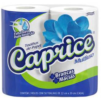 TOALHA PAPEL CAPRICE 2RL C/100 FLS CAPRICE