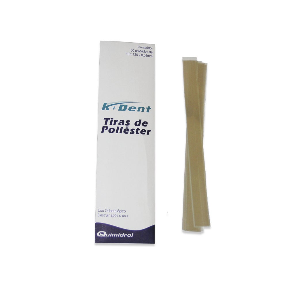 TIRA DE POLIESTER KDENT C/ 50 UNID QUIMIDROL