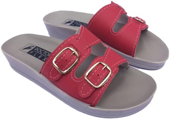 SANDALIA DOCTOR FLEX 2 FIVELAS VINHO N.33 (DVI33) GILMED