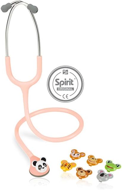 ESTETOSCOPIO SPIRIT - MD MASTER LITE (FUN ANIMAL) PEDIÃ¡TRICO ROSA MACROSUL