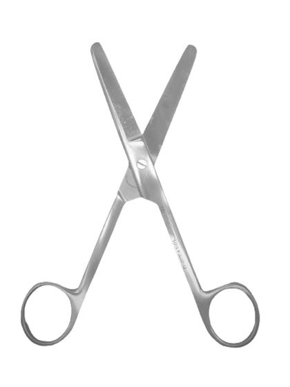 TESOURA CIRURGICA 15CM RETA ROMBA-ROMBA MS 81563630062 6B INVENT