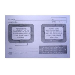 FICHA RX 2 FUROS PAPEL - 11,4X8CM 100UN PREVEN - PREVEN PREVEN