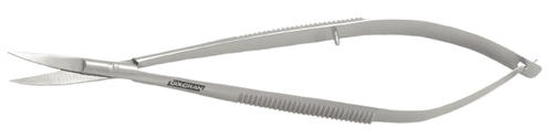 TESOURA CASTROVIEJO 11CM CURVA COM SERRILHA GOLGRAN GOLGRAN