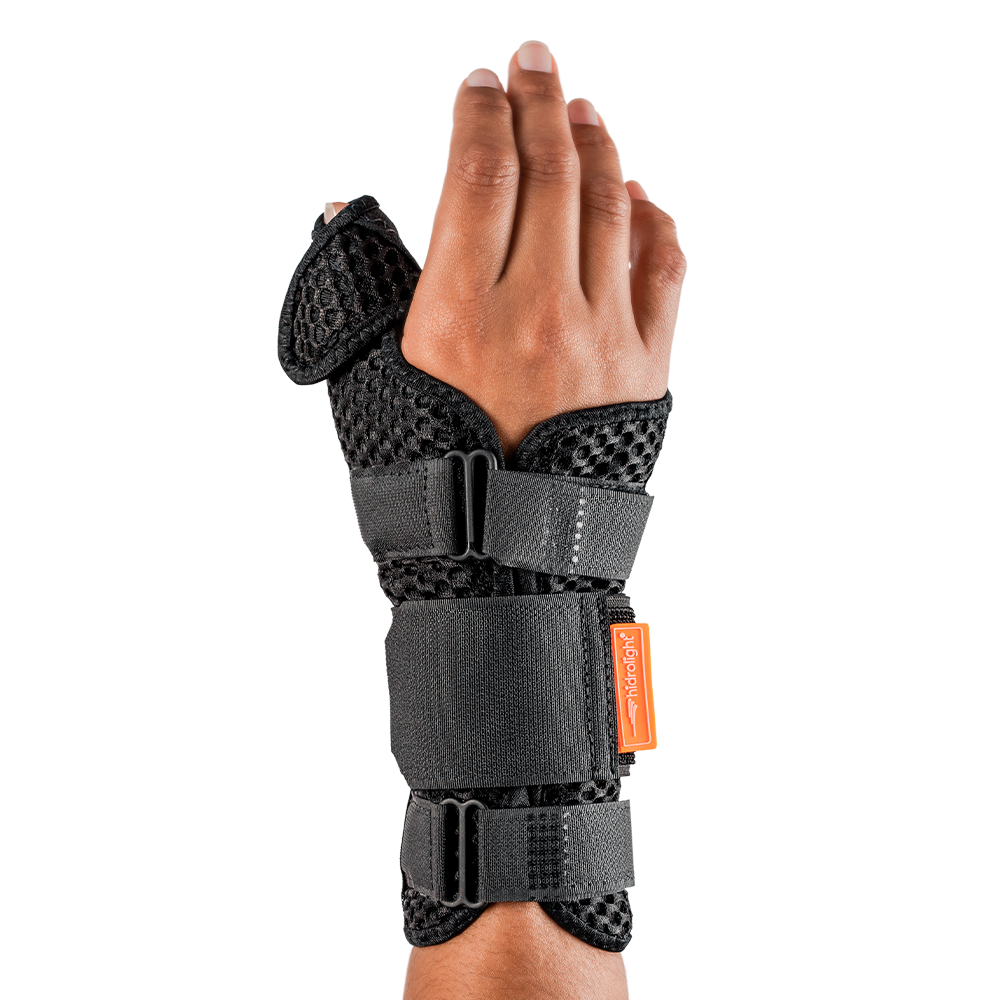 ORTESE COMFORT AIR C/ POLEGAR DIR PRETA HIDROLIGHT