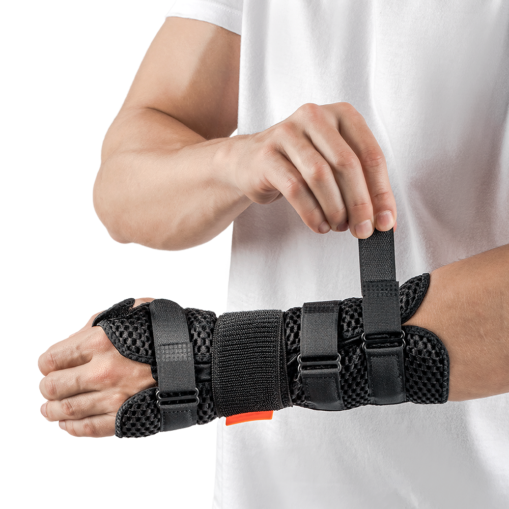 ORTESE COMFORT AIR LONGA S/ POLEGAR ESQ PRETA HIDROLIGHT
