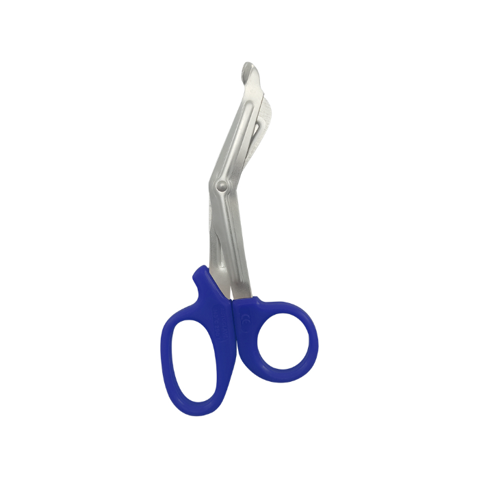 TESOURA MD PARA BANDAGEM 14 CM AZUL MACROSUL