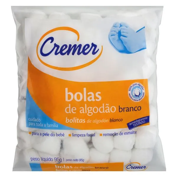 ALGODAO BOLA 95G CREMER