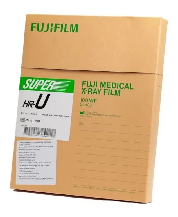 FILME RAIO-X ANALOGICO HR-U 24X30CM FUJIFILM FUJIFILM