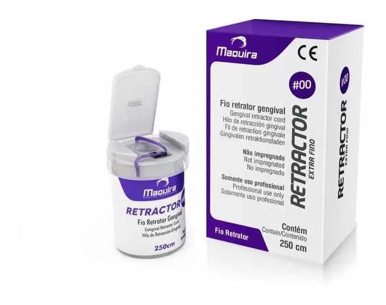 FIO RETRACTOR 250CM #0 FINO MAQUIRA
