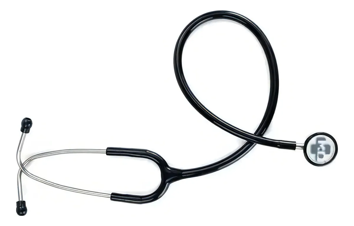 ESTETOSCOPIO MD SERIE INOX PROFESSIONAL ADULTO PRETO MACROSUL