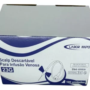 SCALP INFUSAO 23G LOCK PVC C/100 (JH) LABOR IMPORT