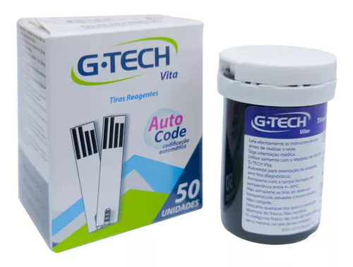 TIRA DE TESTE VITA C/ 50 UNI G-TECH