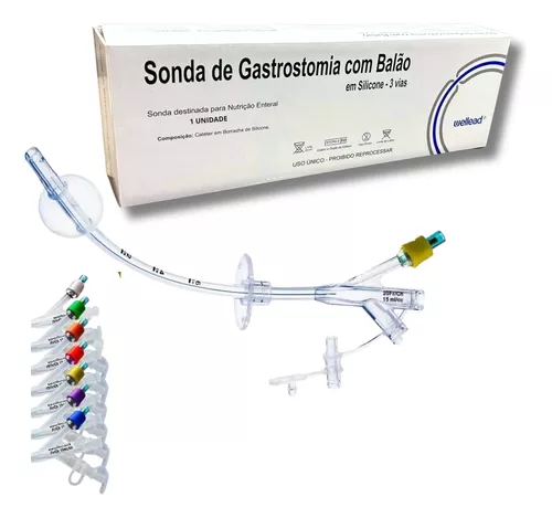 SONDA NUTRIÇÃO ENTERAL GASTROSTOMIA SILICONE 16 FR VITAL