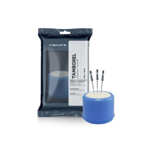 TAMBOREL DE PLASTICO SEM REFIL AZUL MAQUIRA