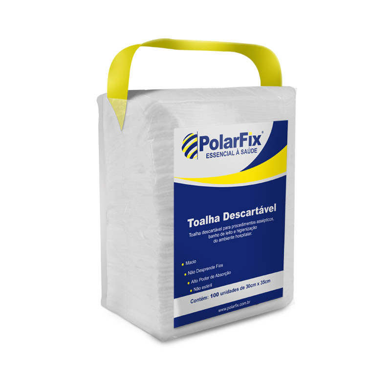 TOALHA DESCARTAVEL NAO ESTERIL 30CMX35CM POLAR FIX