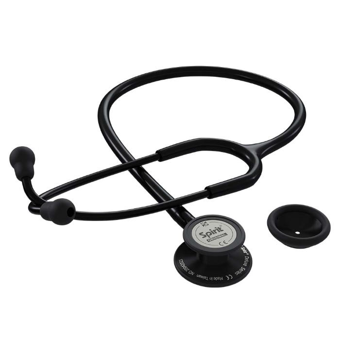 ESTETOSCOPIO SPIRIT - MD III PRO ADULTO BLACK EDITION MACROSUL