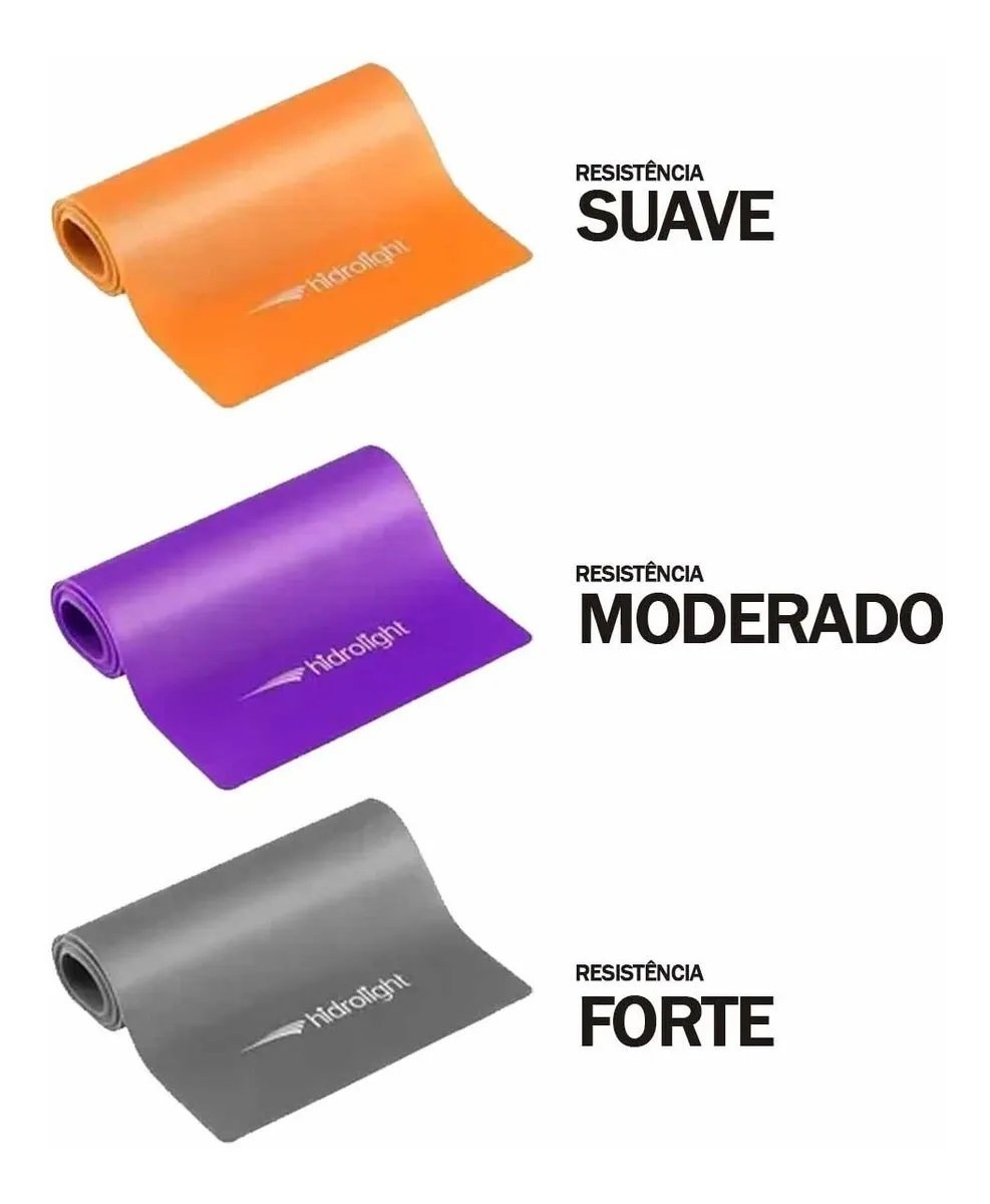 FAIXA ELASTICA TPE MODERADA HIDROLIGHT
