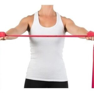 FAIXA ELASTICA EXERCICIO VERMELHA 1,5M MERCUR