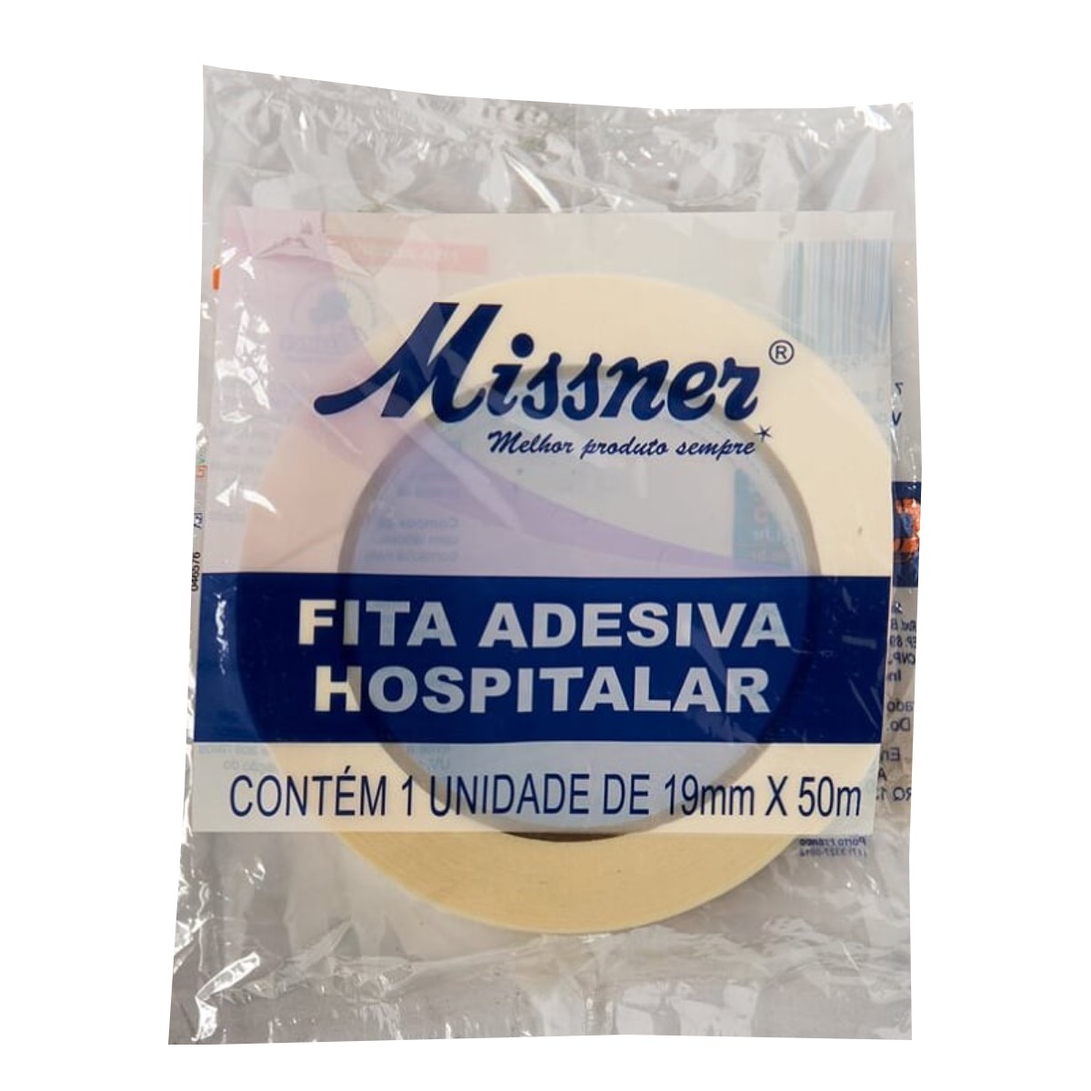 FITA ADESIVA CREPE HOSPITALAR MISSNER 16MM X 50M / CX C/56UN MISSNER