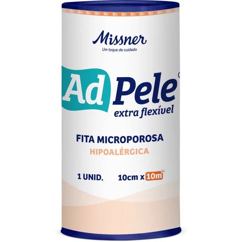 FITA MICROPOROSA BRANCO ADPELE 10CM X 10M MISSNER