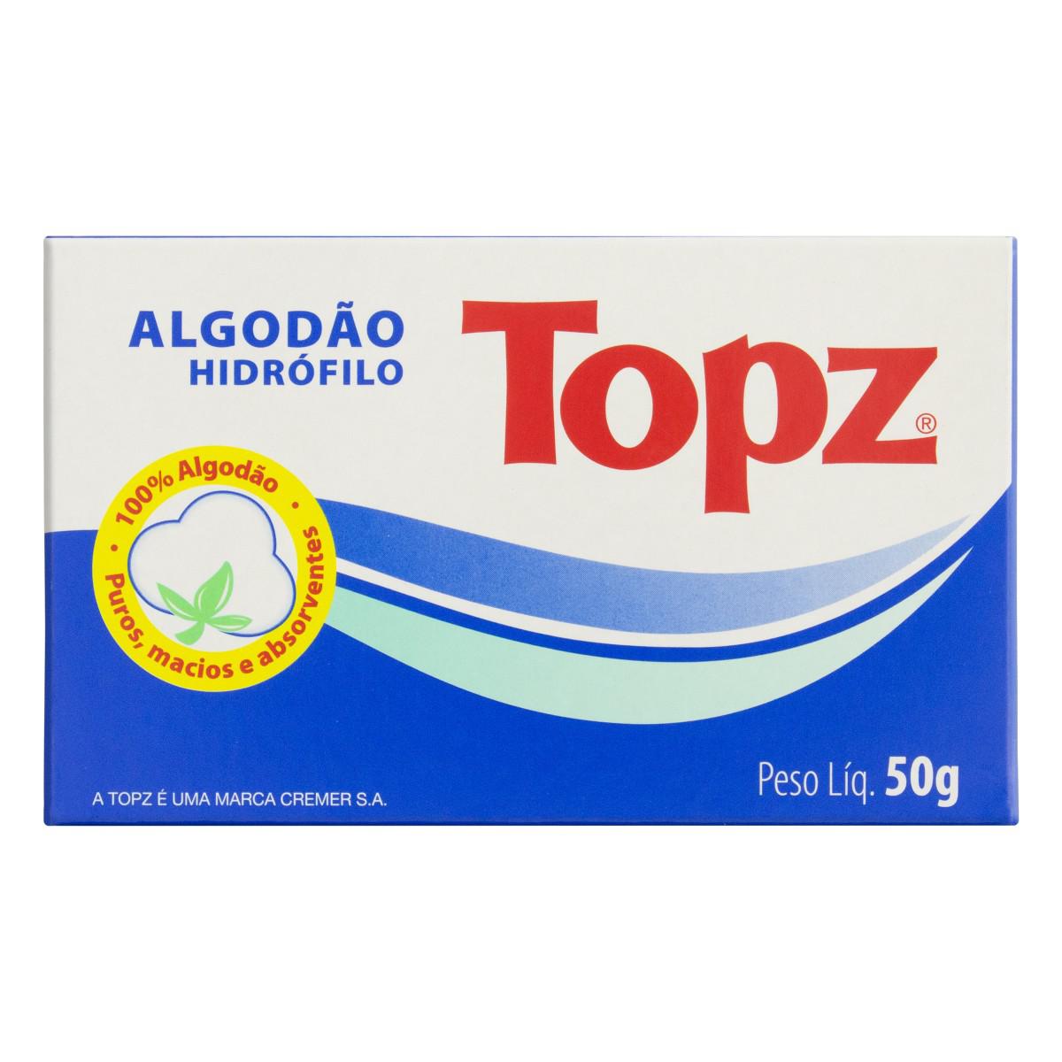 ALGODAO HIDROFILO 50G TOPZ