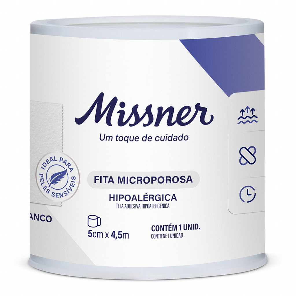 FITA MICROPOROSA HIPOALERGENICA BCO 5CMX4,5M MISSNER