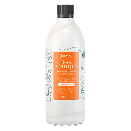 REFIL SABONETE LIQUIDO FLOR DO CAMPO 900ML FARMAX
