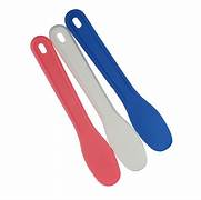 ESPATULA DE GESSO PLASTICA BRANCA LYSANDA