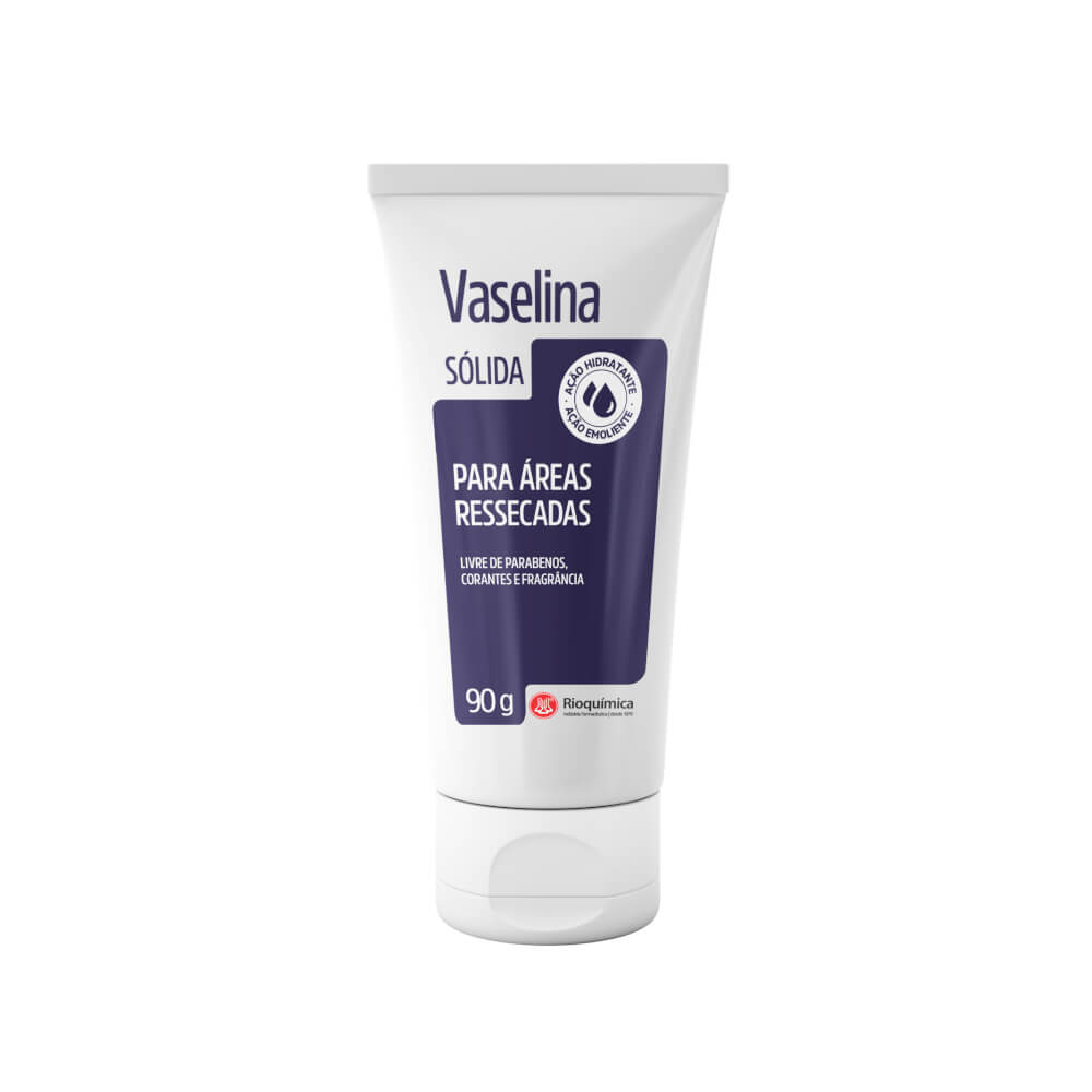 VASELINA SOLIDA (POMADA) 90G - BISNAGA RIOQUIMICA